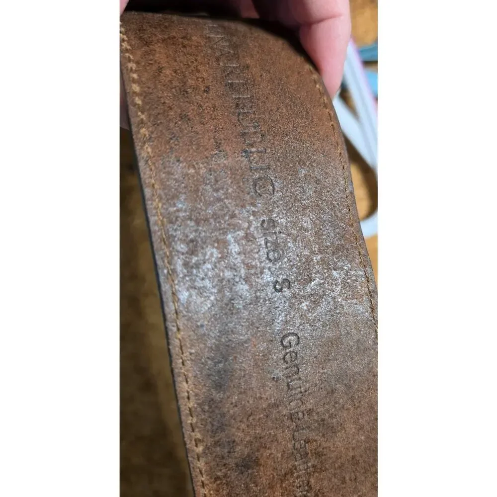 Banana Republic Wide Italian Leather Belt 2.25